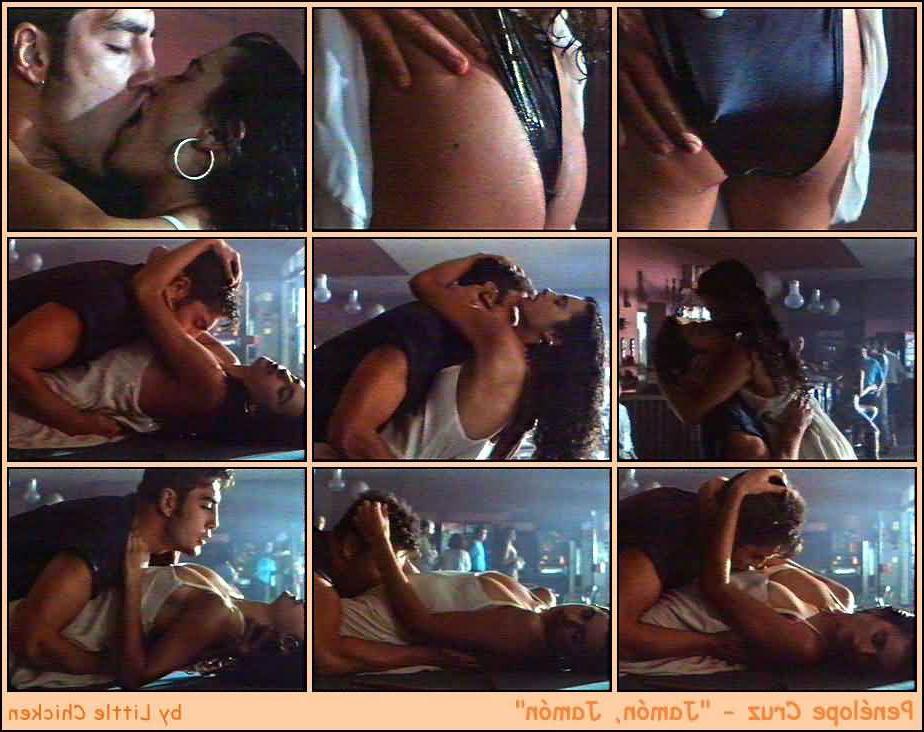 16P Penelope Cruz nude movie scenes and see thru paparazzi pics