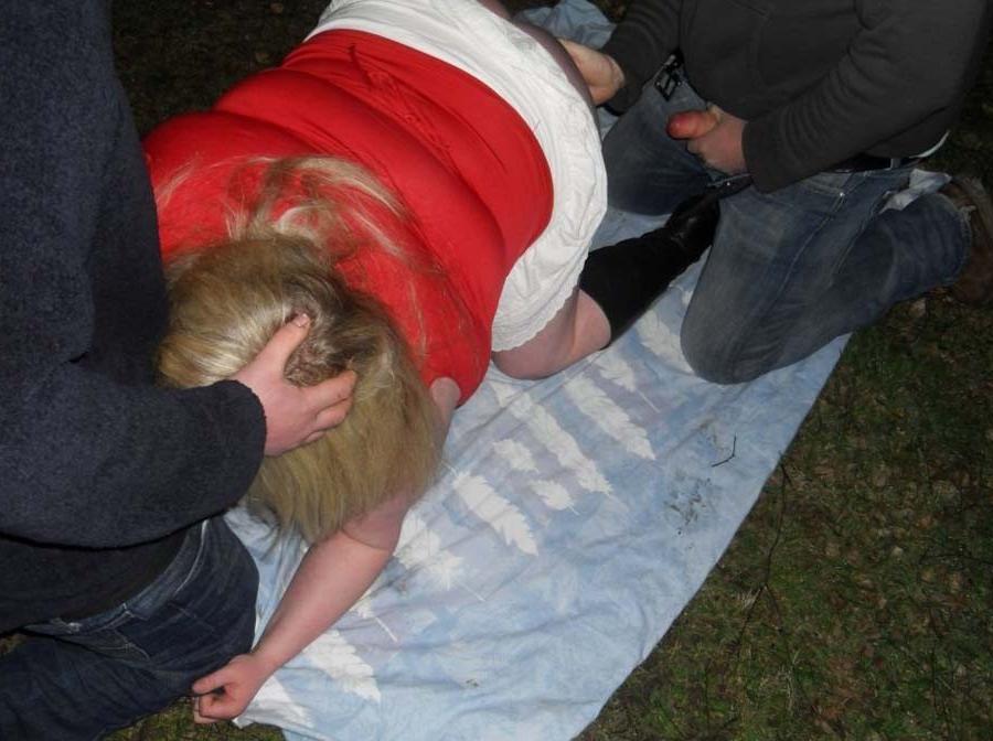 15P BBW in a threesome