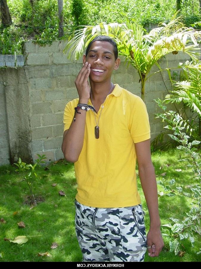14P Cute black teen boy ready to get fuck