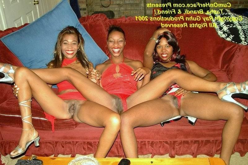 16P Black girl getting a messy facial