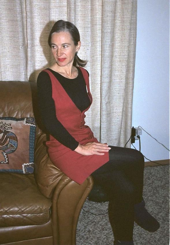 15P Wild skinny granny spreading legs