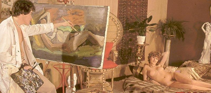 16P Seventies painter fucking two of his naked models