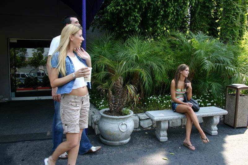 20P Wifey strips off tight skirt.,Sexual teener eying on hubby.,Sleazy teener entici