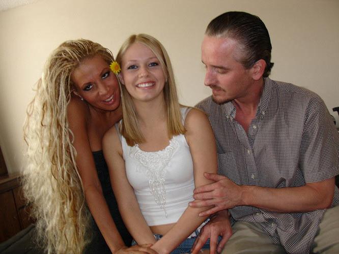 17P Nasty couple seduce naive teenie into group sex