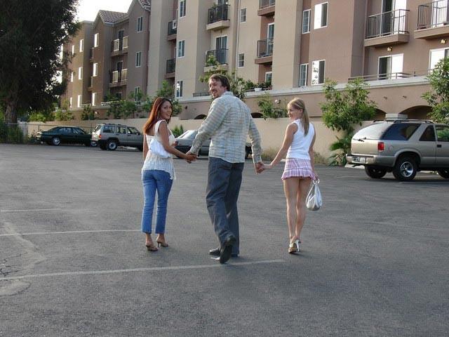 17P Kinky couple seduce naive teenie into threesome