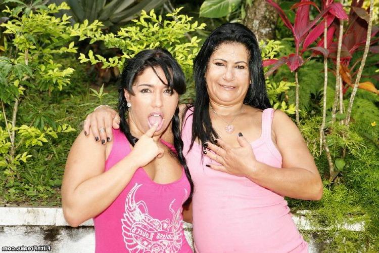 16P Mom and daughter fucking two really big black cocks
