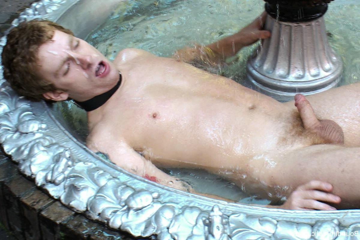 24P Slave gay gets tied up and fucked outdoor by group of gays