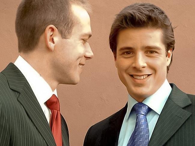 20P Two office fellows enjoy deep sucking and pissing onto a face