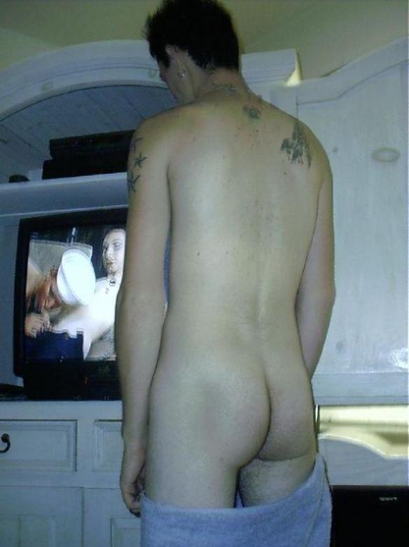 16P fervid twink alone masturbation and watching porno
