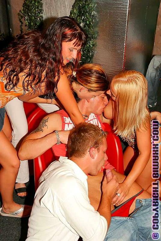 16P Guys and chicks fighting for a taste of hard cock