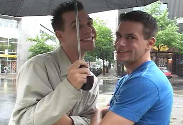 13P Horny guys in threesome action