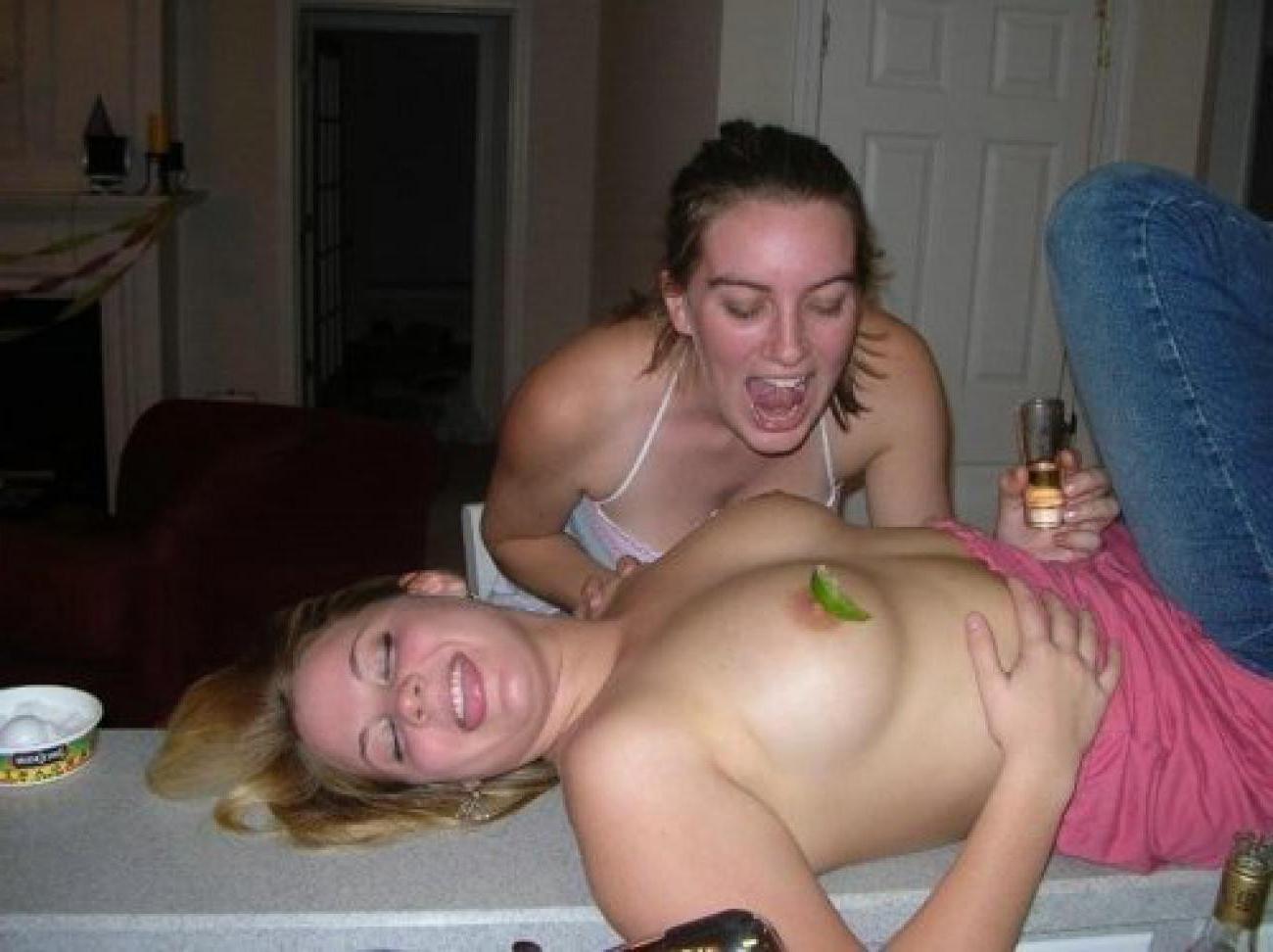 16P Drunk teen girls sucking and fucking at a wild sex orgy