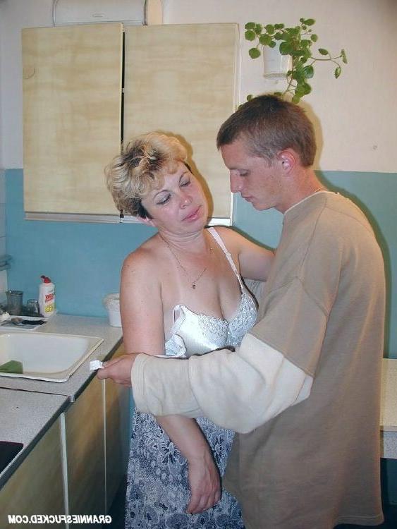 16P Wild blonde grandma found teen boy to satisfy her needs