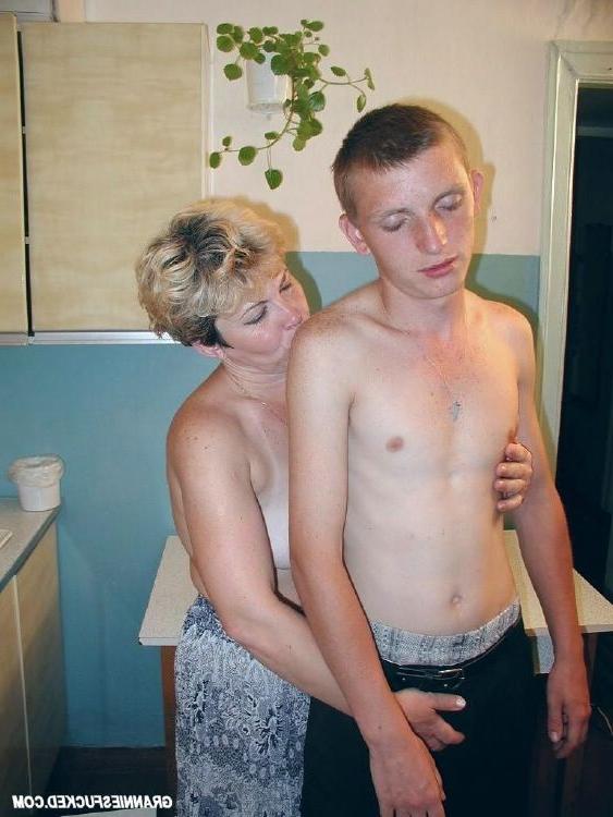 16P Wild blonde grandma found teen boy to satisfy her needs