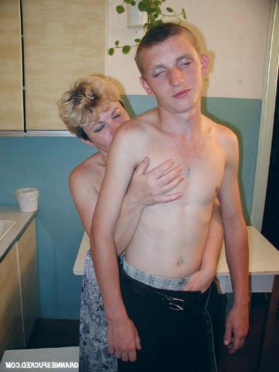16P Wild blonde grandma found teen boy to satisfy her needs