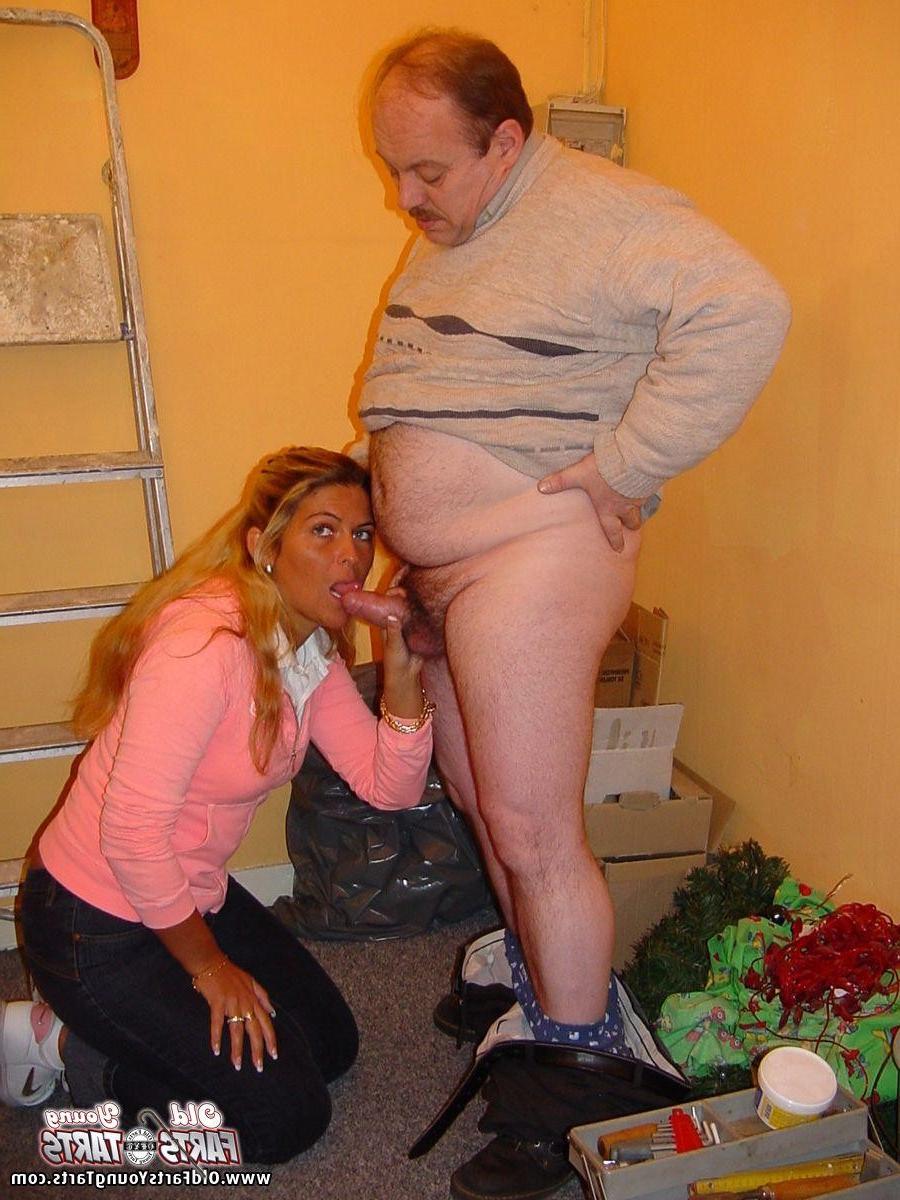 12P Chubby blonde wifey fucked hard by a horny fat grandpa