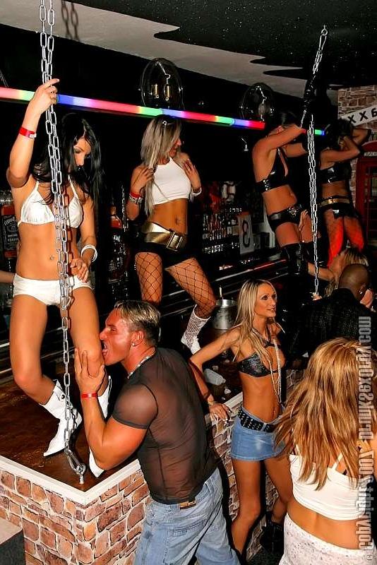 20P Poledancers get their holes reamed by rough bikers