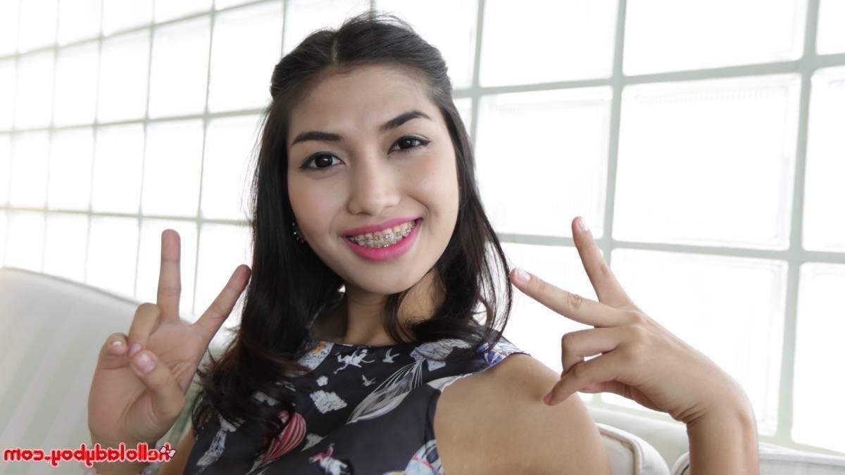 12P Beautiful feminine Thai Ladyboy