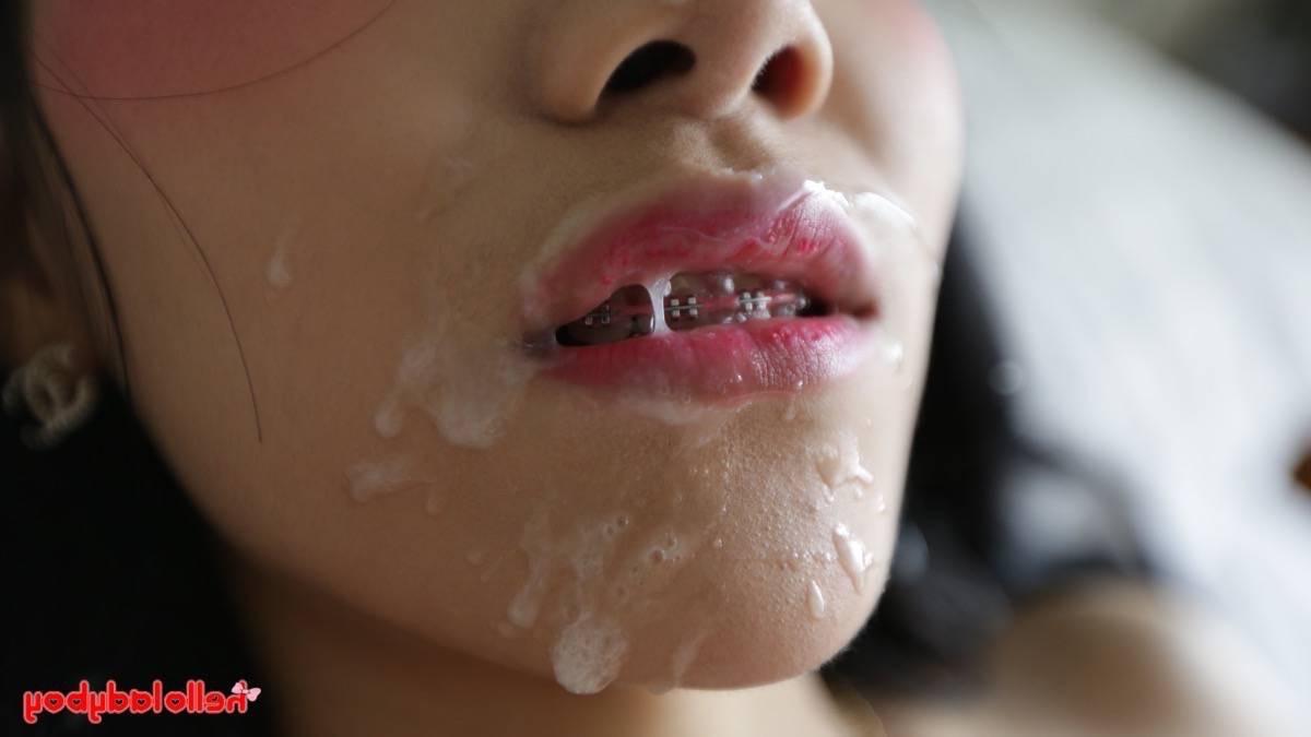 12P Really skinny ladyboy sucks dick like a champion and earns facia