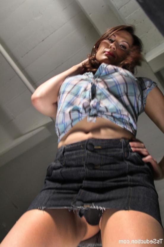 15P Ts Dina uses her submissive charm to seduce, cum swap  ass fuck her crush. She f