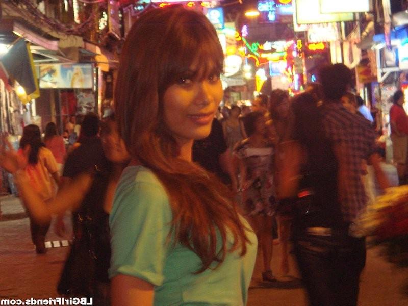 14P Ladyboy Girlfriends Working The Streets Of Bangkok For Money Shemale Street Walk