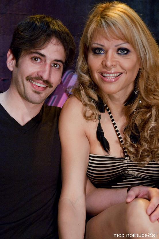 15P Latina Ts Johanna B, fucks boy band drummer with her stiff dick, milks him dry w