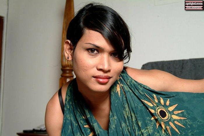 16P Ladyboy showing off her dick