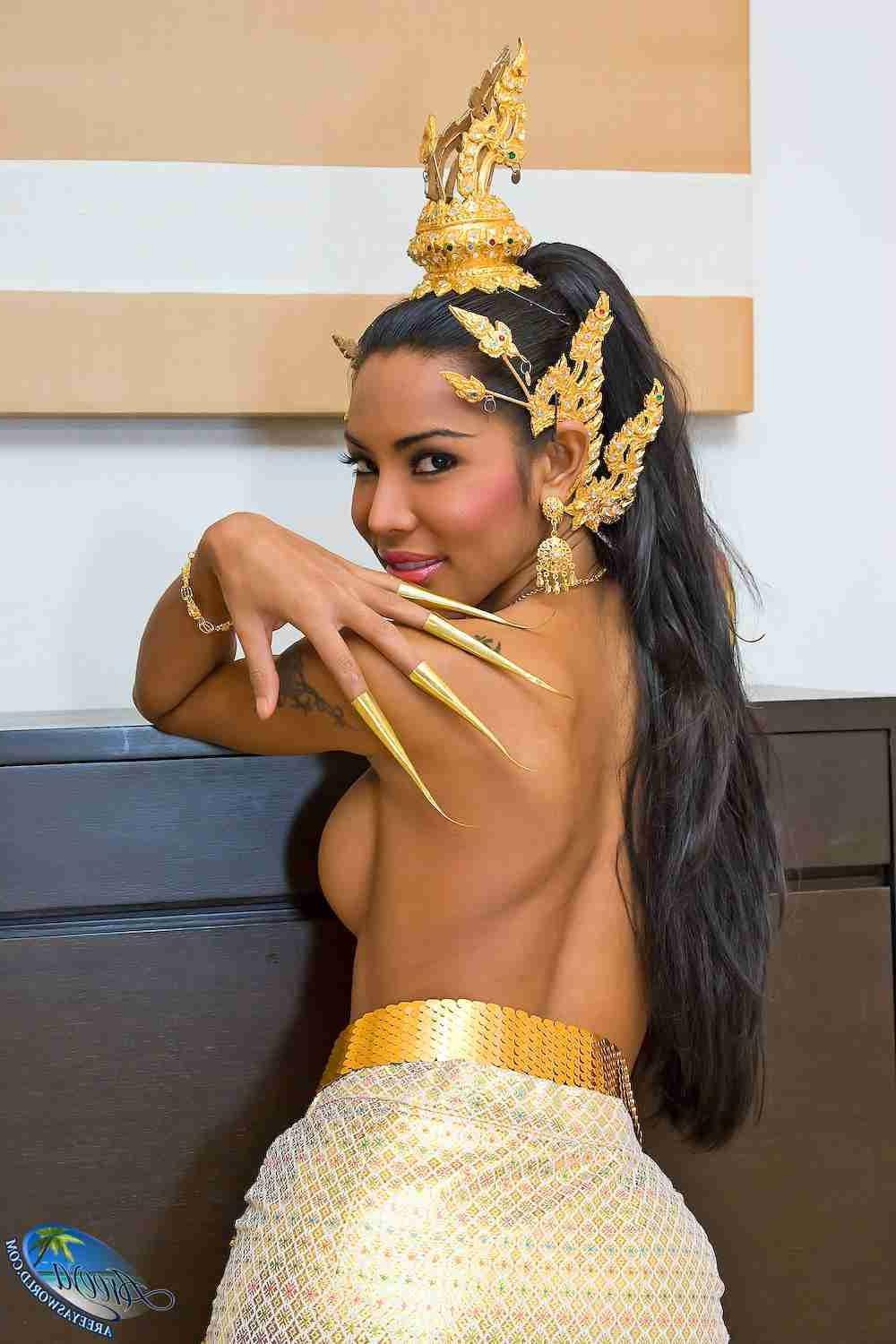 16P Areeya dressed up and stripping