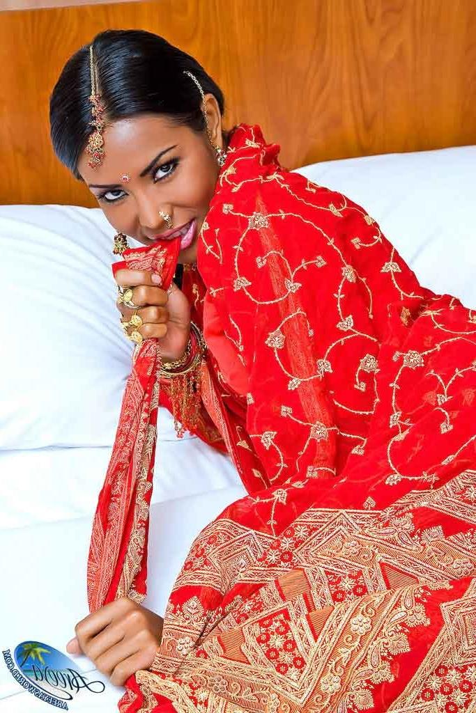 16P Ladyboy Areeya dressed as a Indian godess