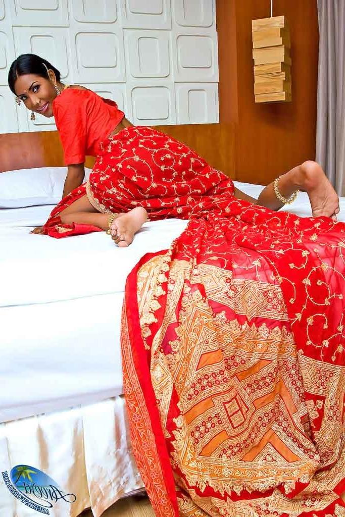 16P Ladyboy Areeya dressed as a Indian godess