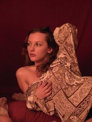 21P Lesbians rubbing erect nipples