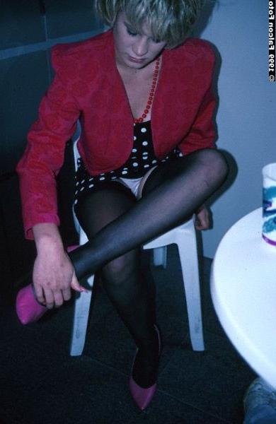 20P Lingerie flashing upskirt babe