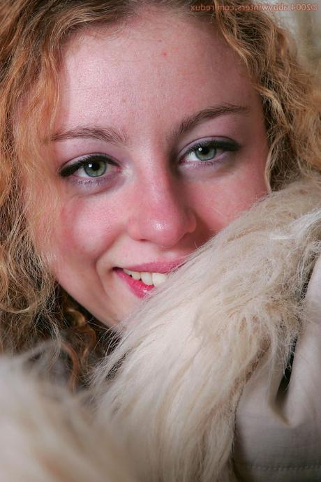 15P Redhead Ozzie With Perfect Nipples And A Hairy Pussy