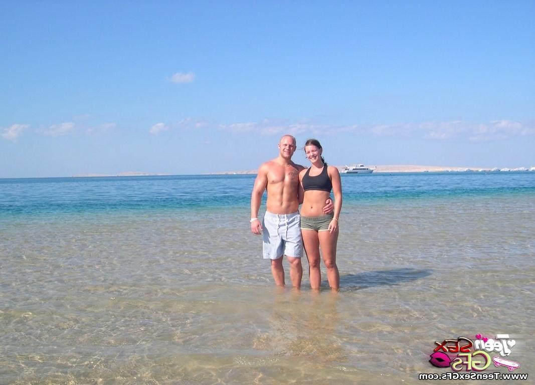 8P Hot vacation with a horny teen girlfriend