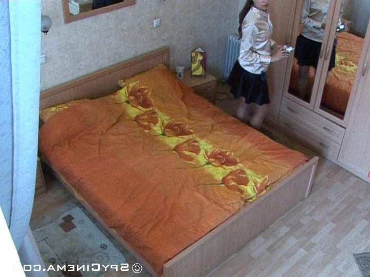 12P Naughty girl caught naked and filming herself
