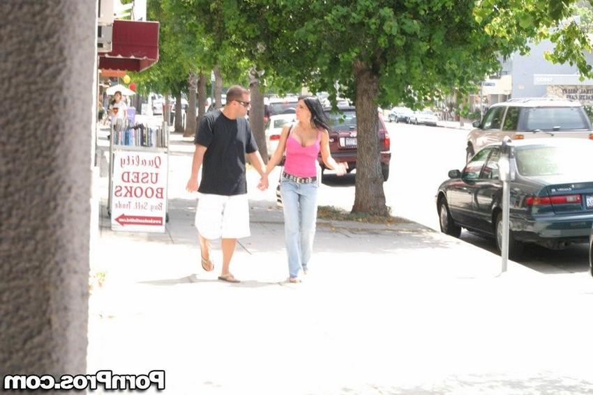 16P busty brunette captured by spycam having sex
