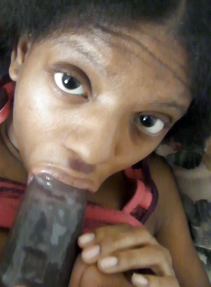 15P Black Teen Revenge - Black teen gfs are posing and fucking gallery 17