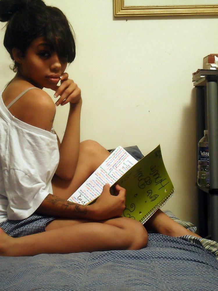 15P Black Teen Revenge - Black teen gfs are posing and fucking gallery 14