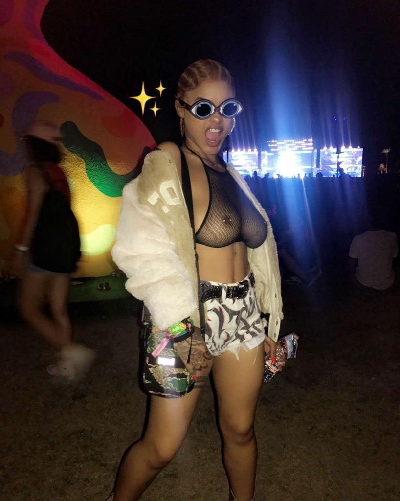 4P India Westbrooks’ Pierced Nipples Steal The Show