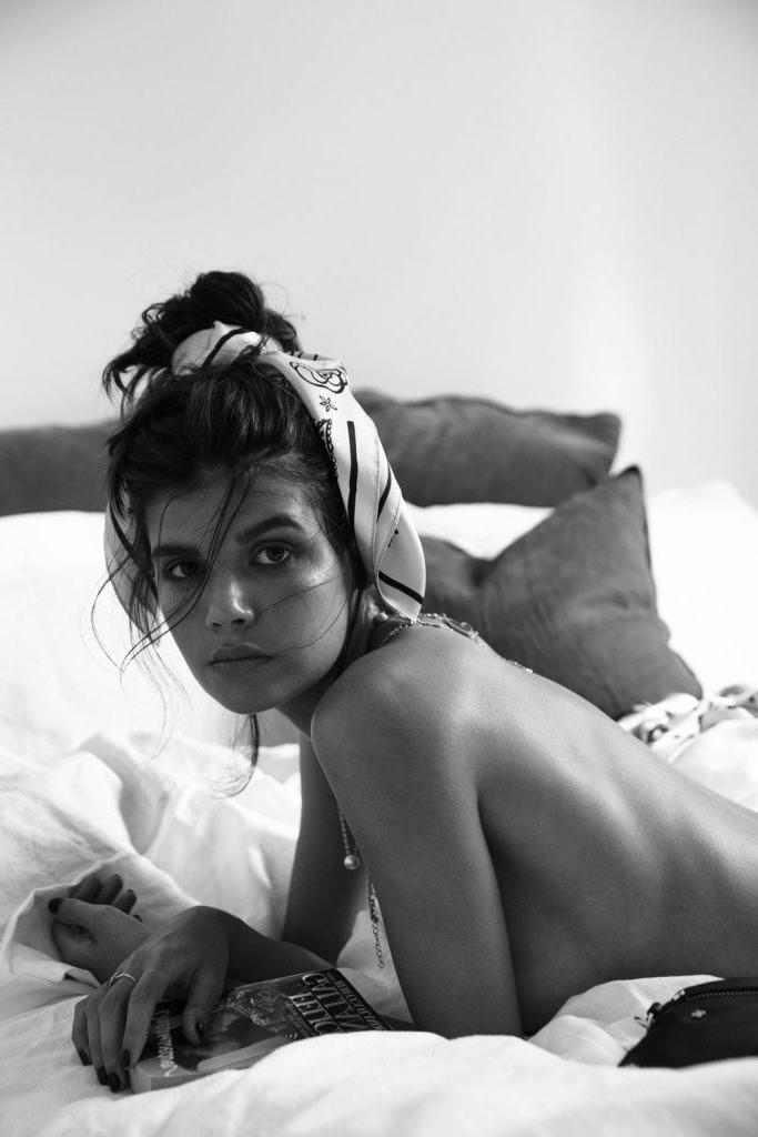 17P Sarah Halpin Shows Her Pierced Nipples And More