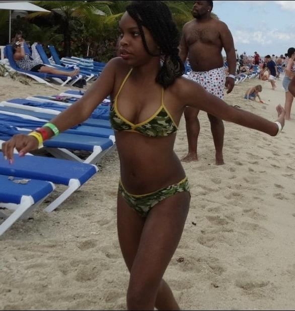 11P Dirty black teen slut