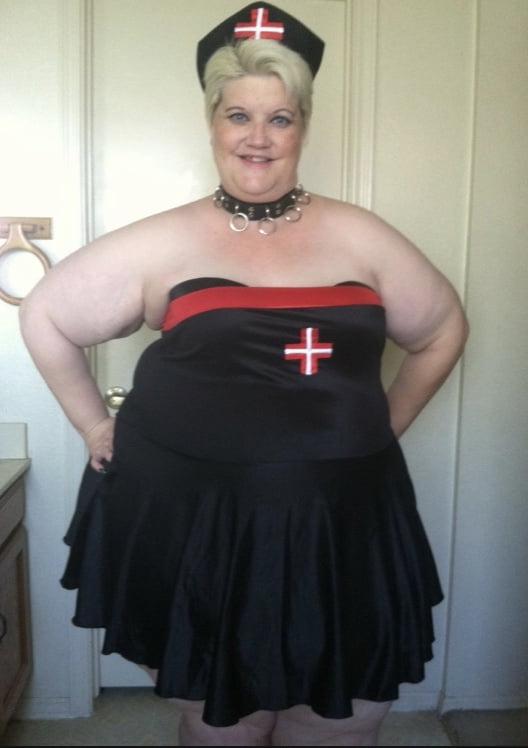 9P 55 year old wide load ssbbw granny