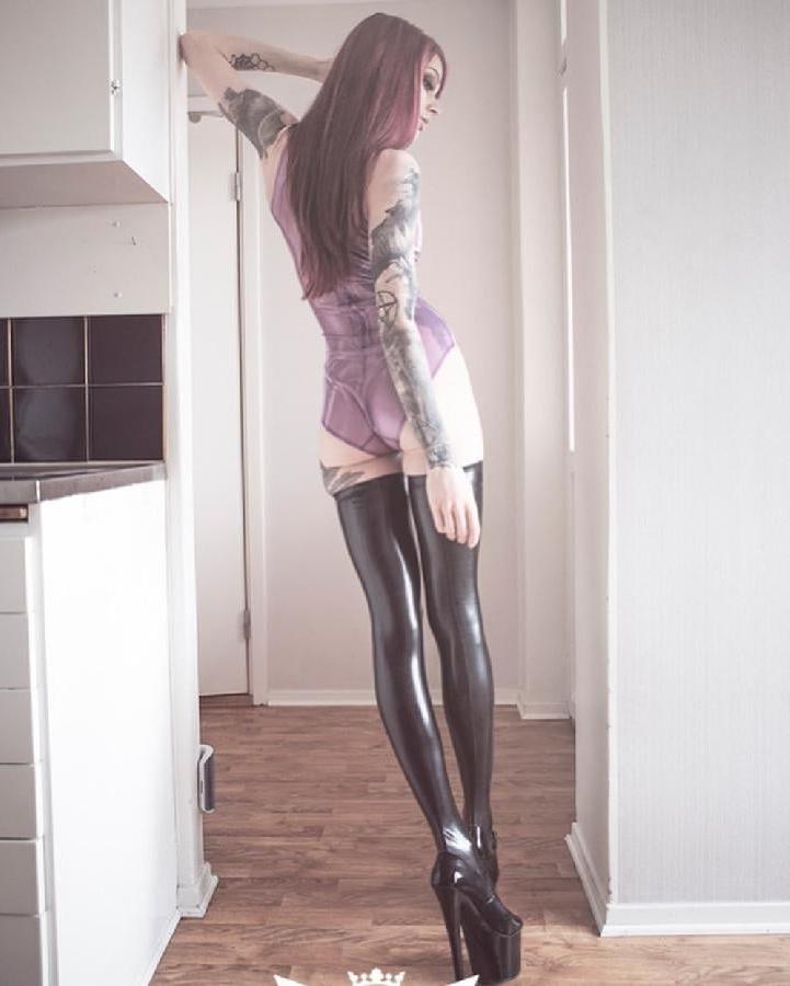 24P Mix leather latex and lingerie 29