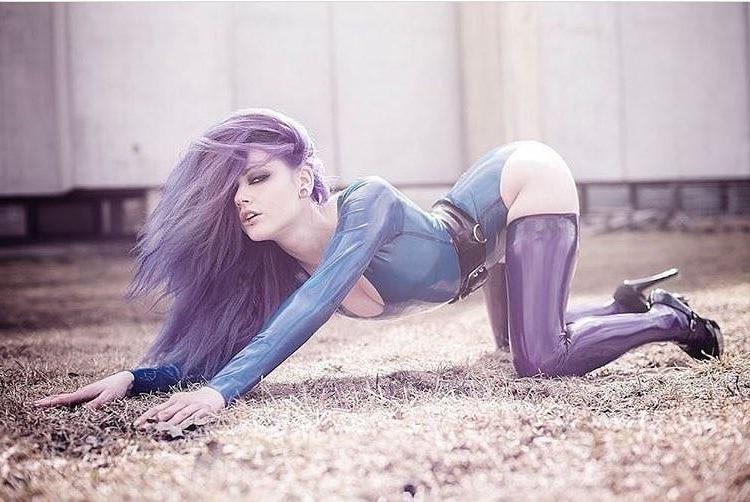 24P Mix leather latex and lingerie 29