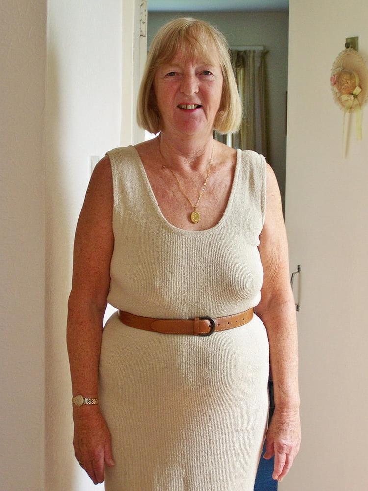 25P Constantly hard in your presence granny