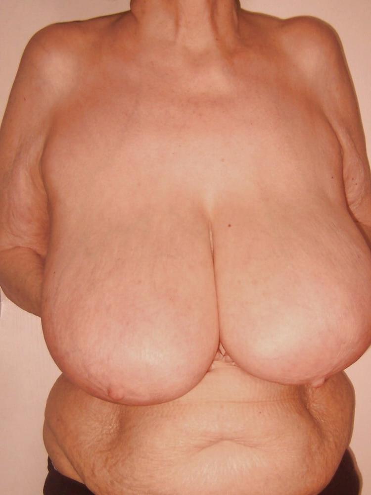 25P Beautiful Very old huge titted granny