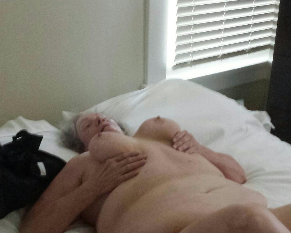 25P Beautiful Very old huge titted granny