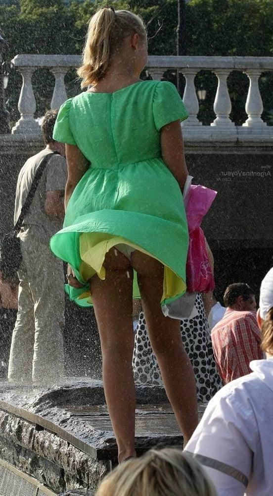 15P Wind upskirt.
