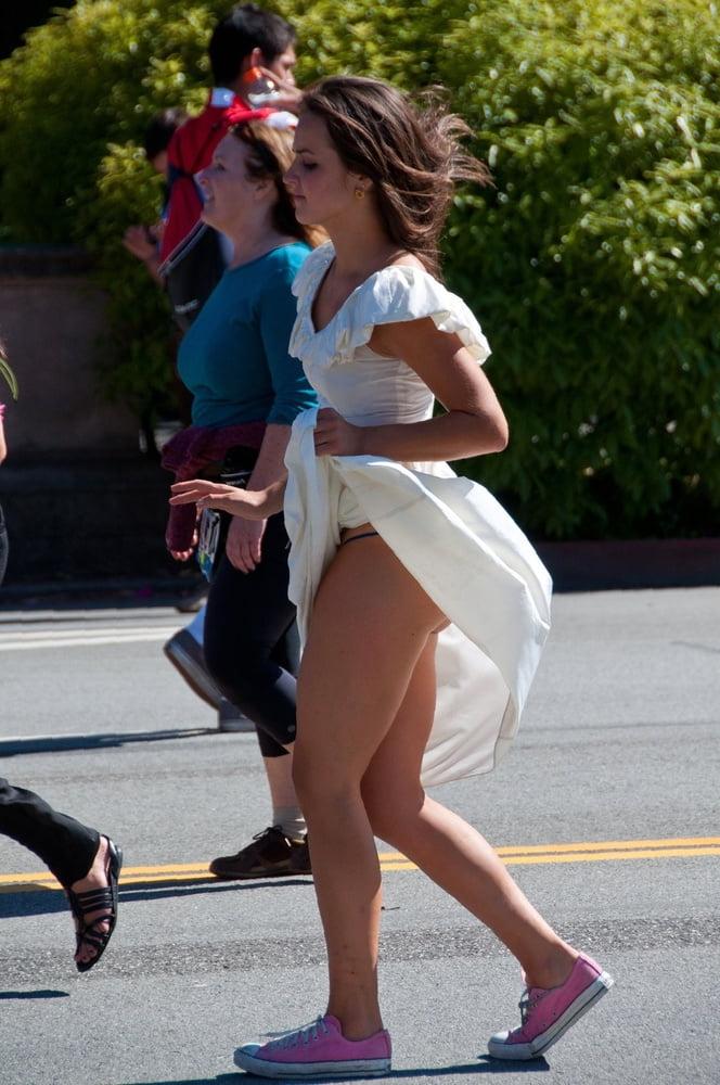 15P Wind upskirt.