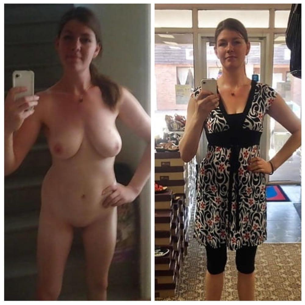 25P Dressed undressed Milfs clothed naked 4